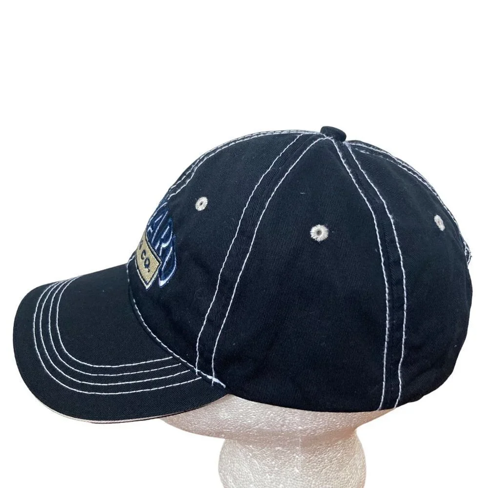 Shipyard Brewing Co Hat Adjustable Snapback Portland Maine Cap Lid Beer Black